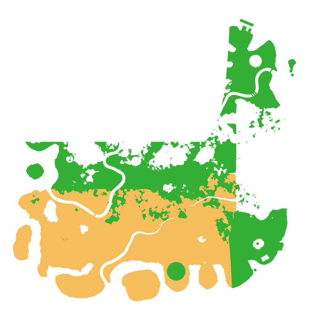 Biome Rust Map: Procedural Map, Size: 4500, Seed: 528329714