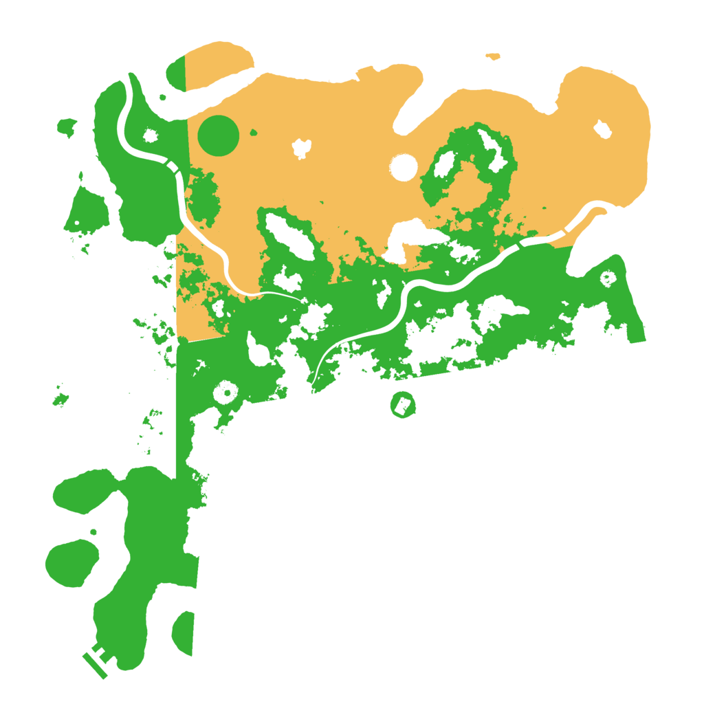 Biome Rust Map: Procedural Map, Size: 4500, Seed: 14025759