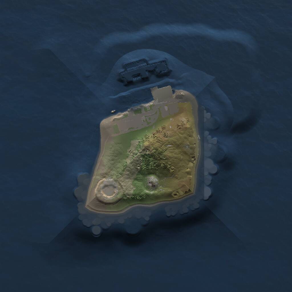 Rust Map: Procedural Map, Size: 1000, Seed: 164839732, 2 Monuments