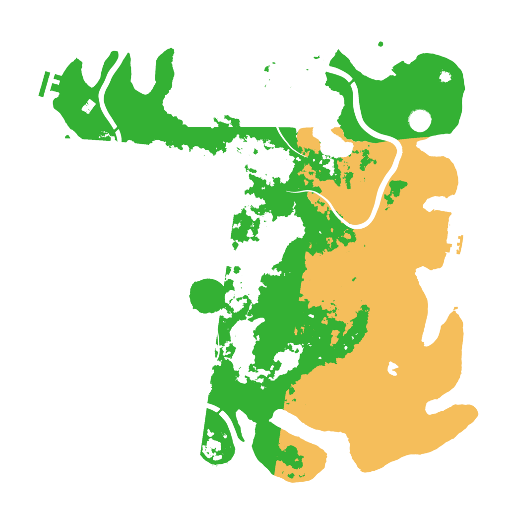 Biome Rust Map: Procedural Map, Size: 4000, Seed: 169737617
