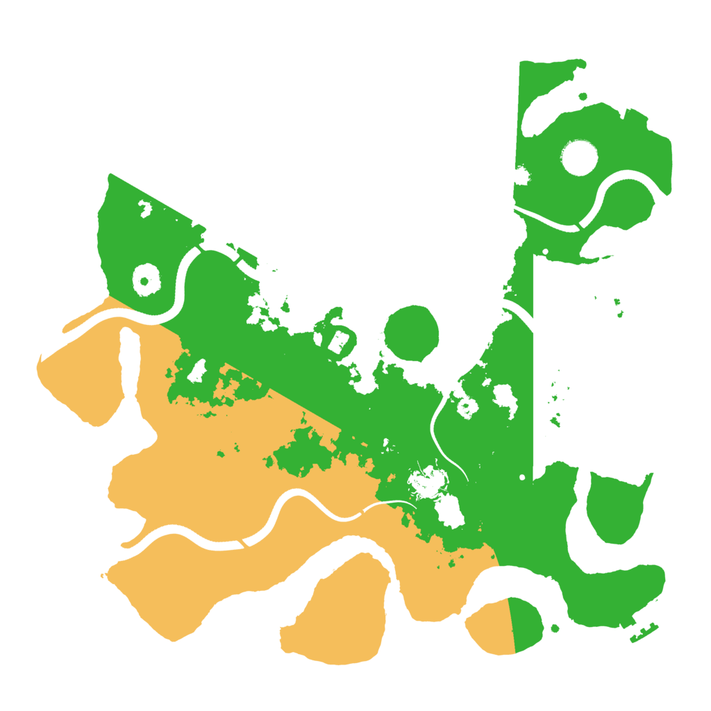 Biome Rust Map: Procedural Map, Size: 3500, Seed: 481257890