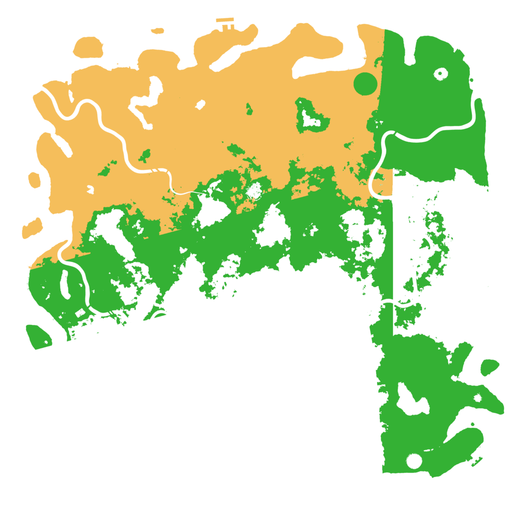 Biome Rust Map: Procedural Map, Size: 6000, Seed: 1604530912