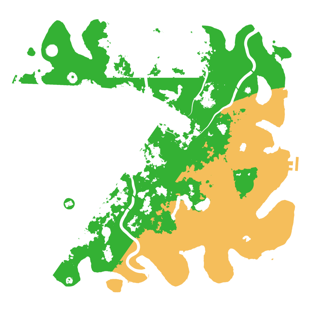 Biome Rust Map: Procedural Map, Size: 4500, Seed: 355599785