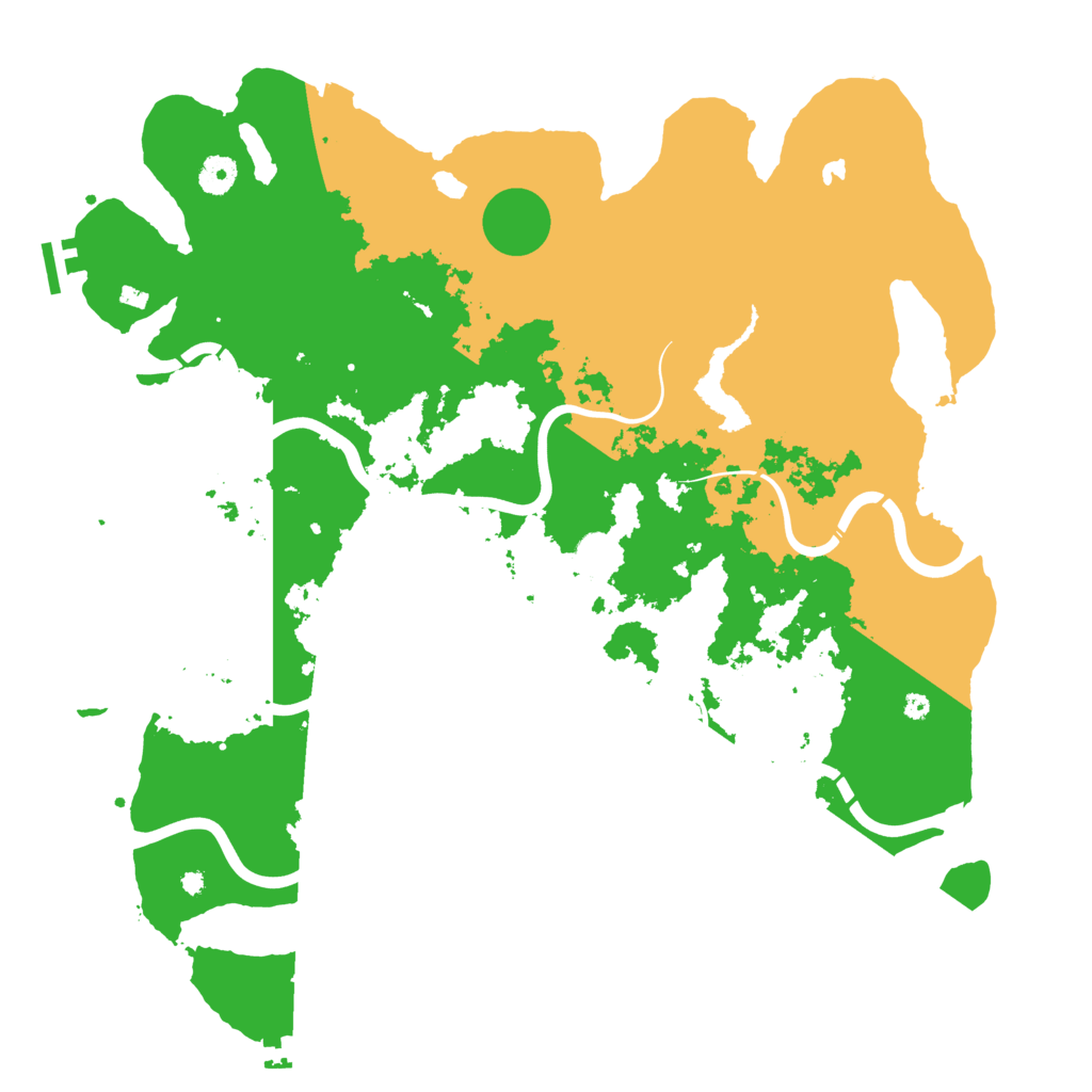 Biome Rust Map: Procedural Map, Size: 4250, Seed: 1330372552