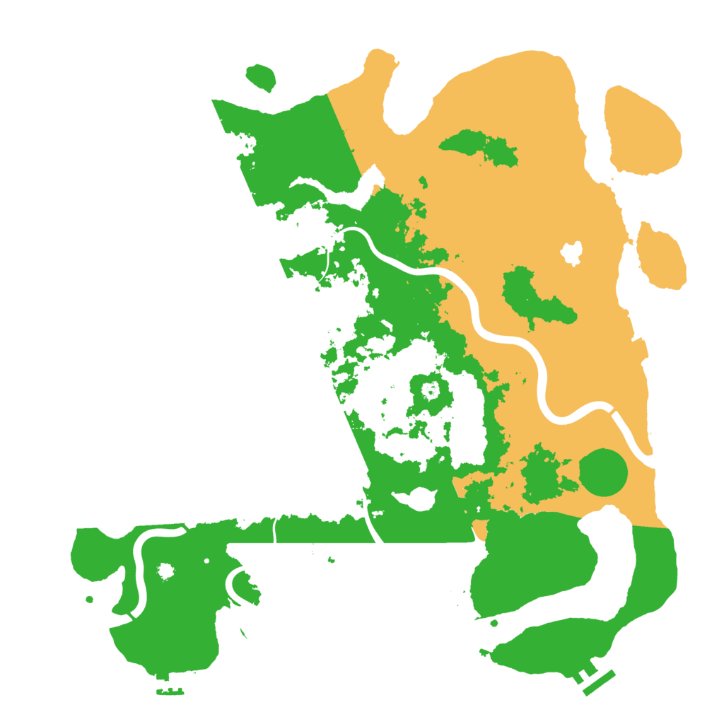 Biome Rust Map: Procedural Map, Size: 4000, Seed: 607003527