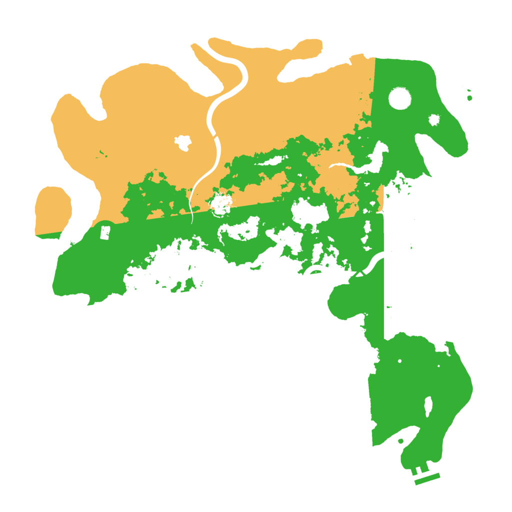 Biome Rust Map: Procedural Map, Size: 4000, Seed: 8345753