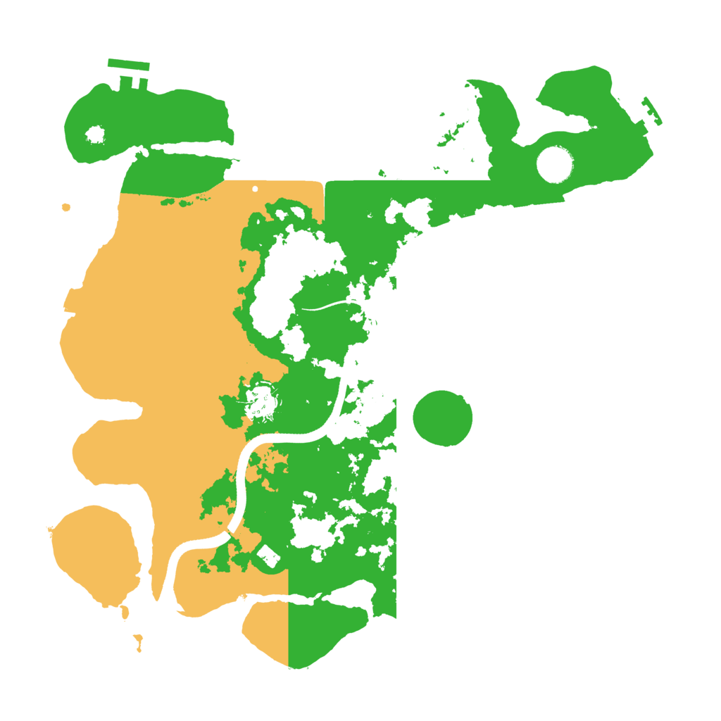 Biome Rust Map: Procedural Map, Size: 3500, Seed: 1647828828