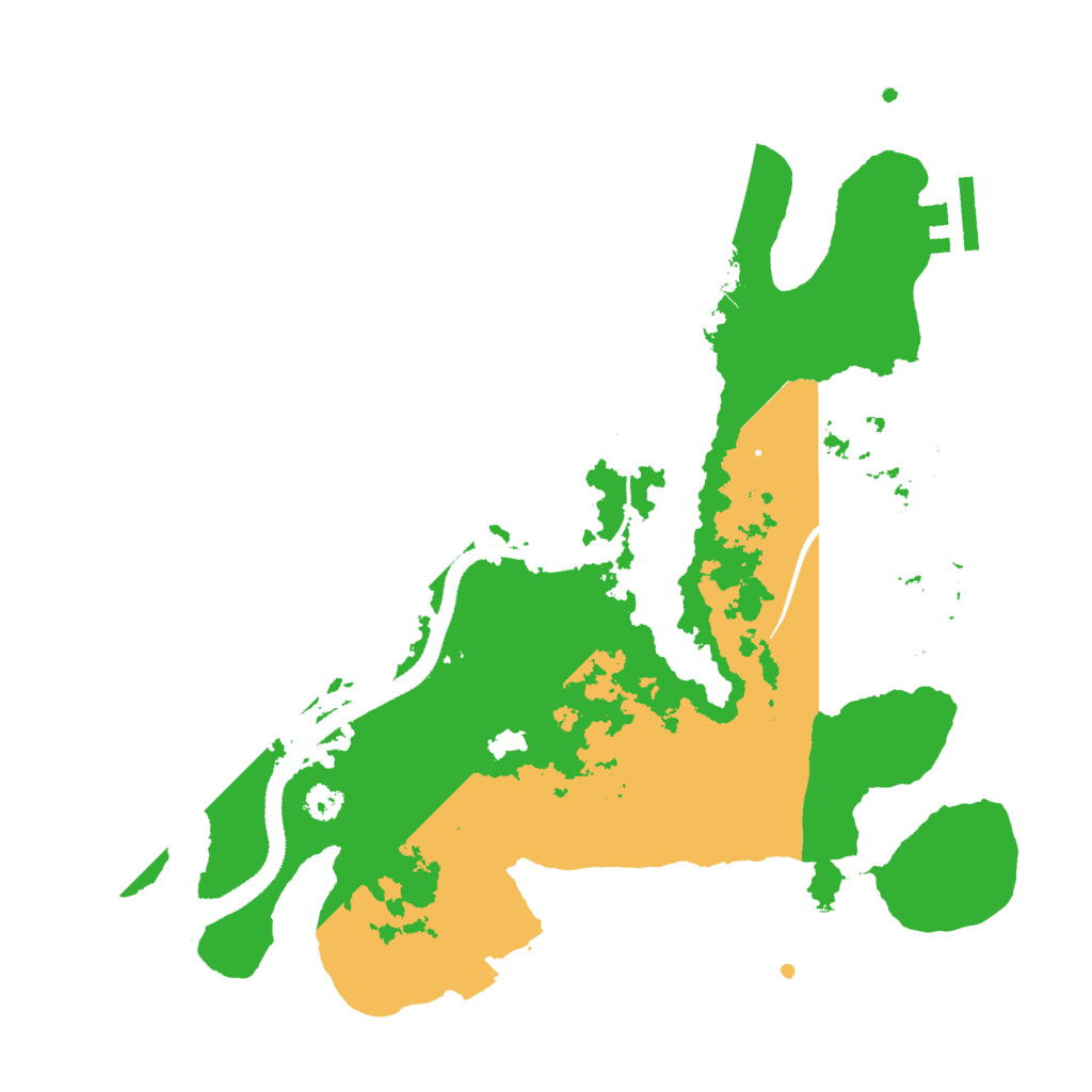 Biome Rust Map: Procedural Map, Size: 3000, Seed: 63939