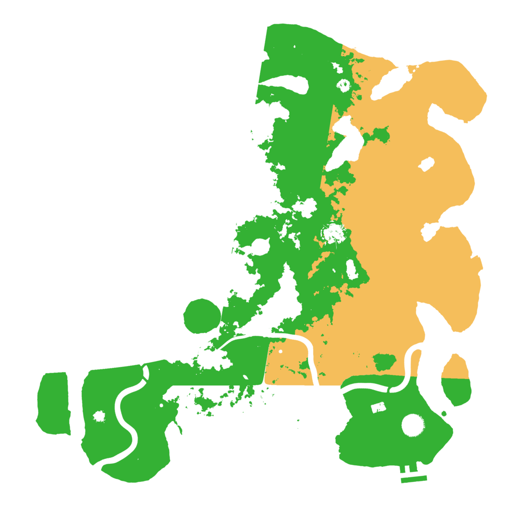 Biome Rust Map: Procedural Map, Size: 4000, Seed: 54545454
