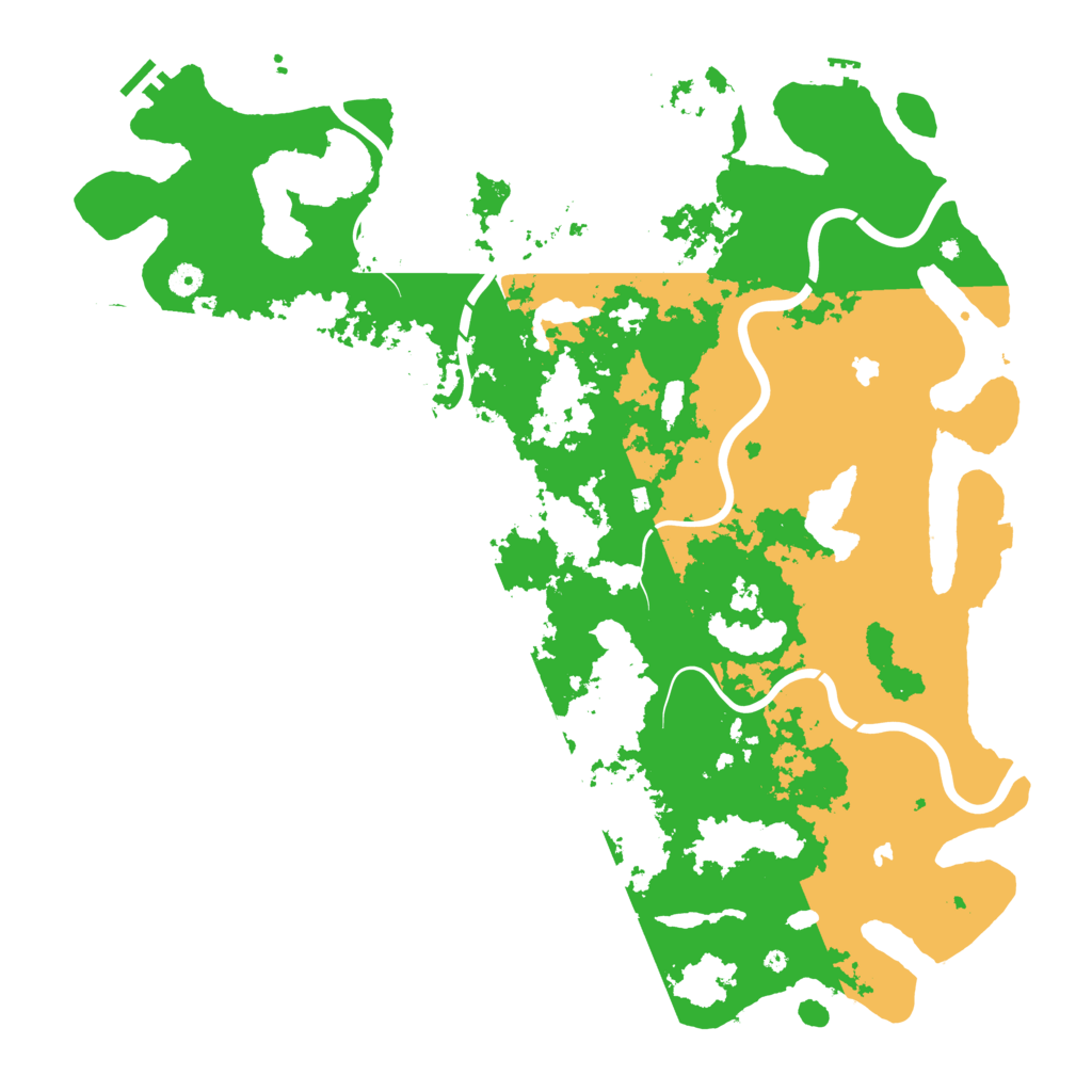 Biome Rust Map: Procedural Map, Size: 5000, Seed: 302654083