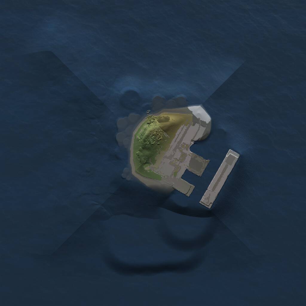 Rust Map: Procedural Map, Size: 1000, Seed: 754526182, 2 Monuments