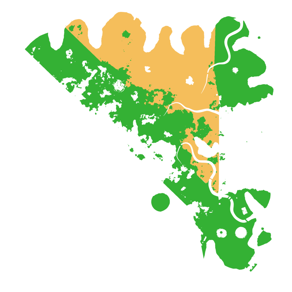 Biome Rust Map: Procedural Map, Size: 4500, Seed: 960536636