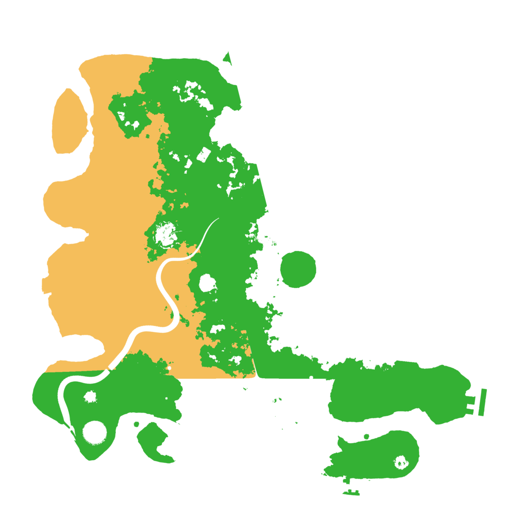 Biome Rust Map: Procedural Map, Size: 3750, Seed: 1235973524