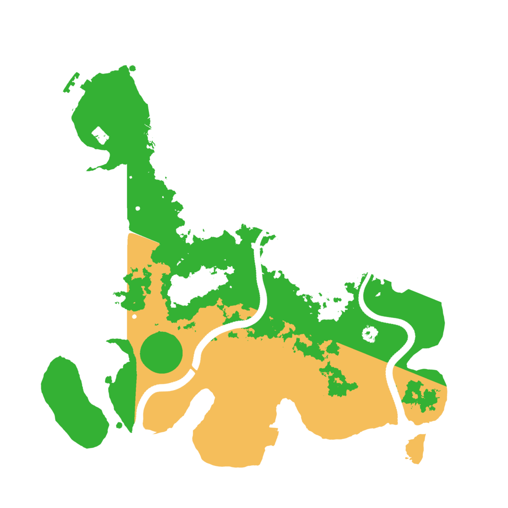 Biome Rust Map: Procedural Map, Size: 3250, Seed: 1380688733