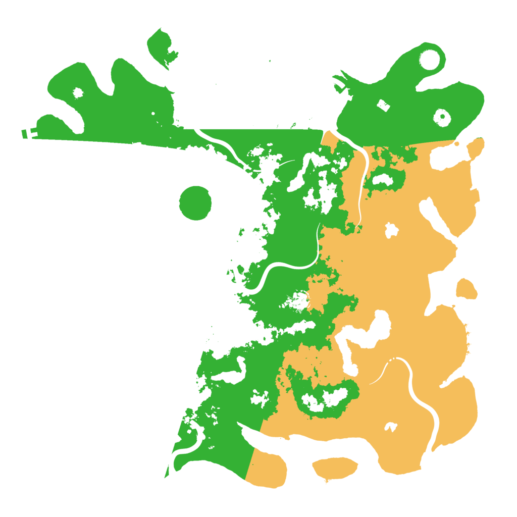Biome Rust Map: Procedural Map, Size: 4500, Seed: 8465252
