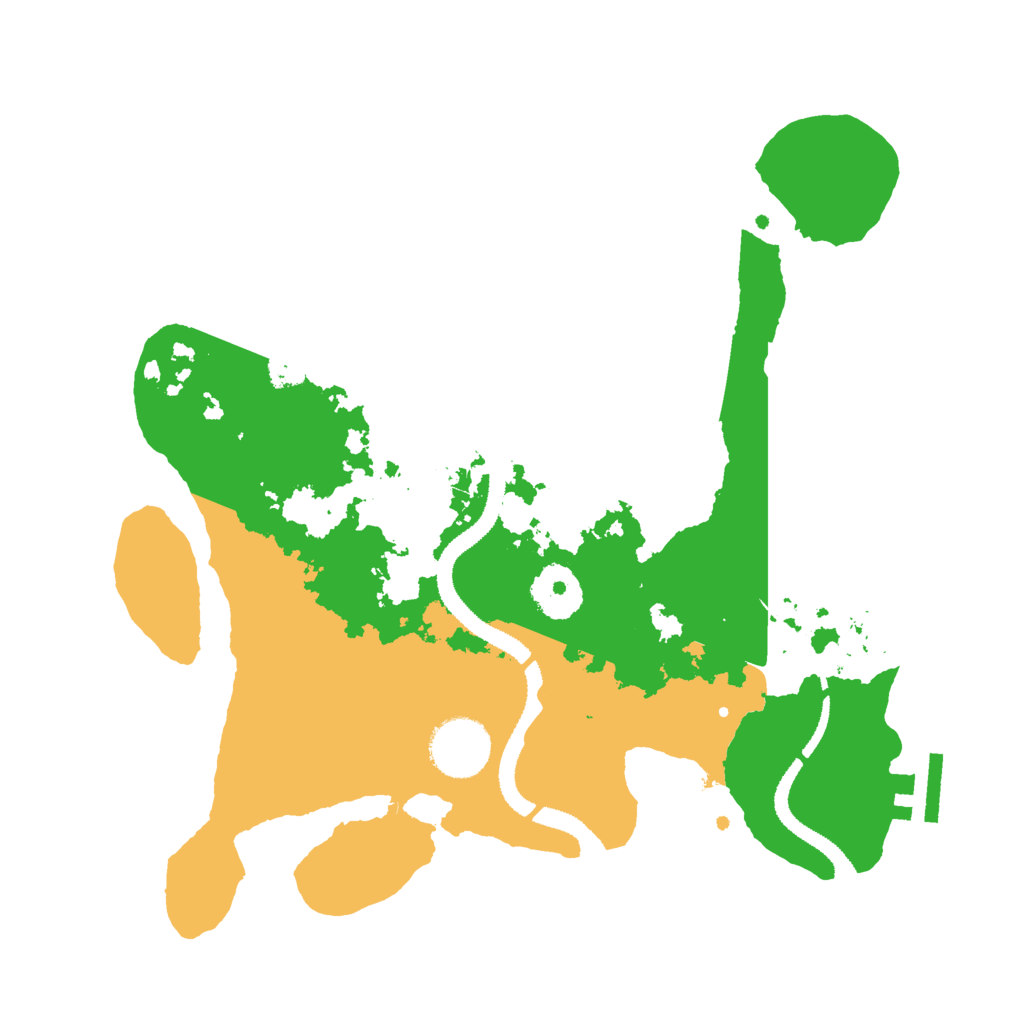 Biome Rust Map: Procedural Map, Size: 3000, Seed: 217563