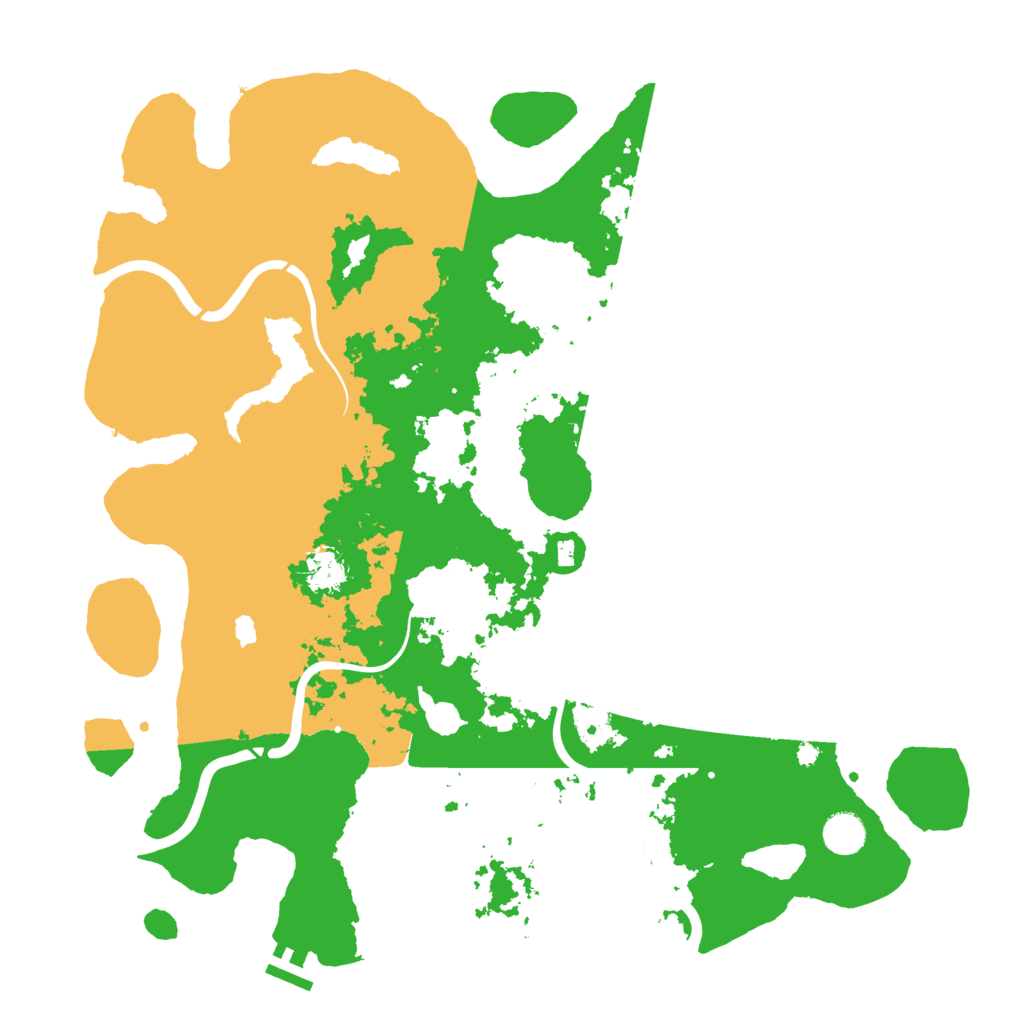 Biome Rust Map: Procedural Map, Size: 4250, Seed: 24657122