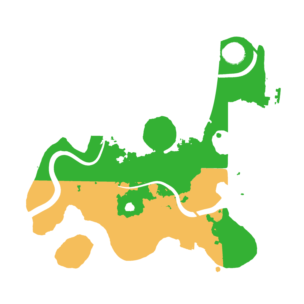 Biome Rust Map: Procedural Map, Size: 2450, Seed: 59912398