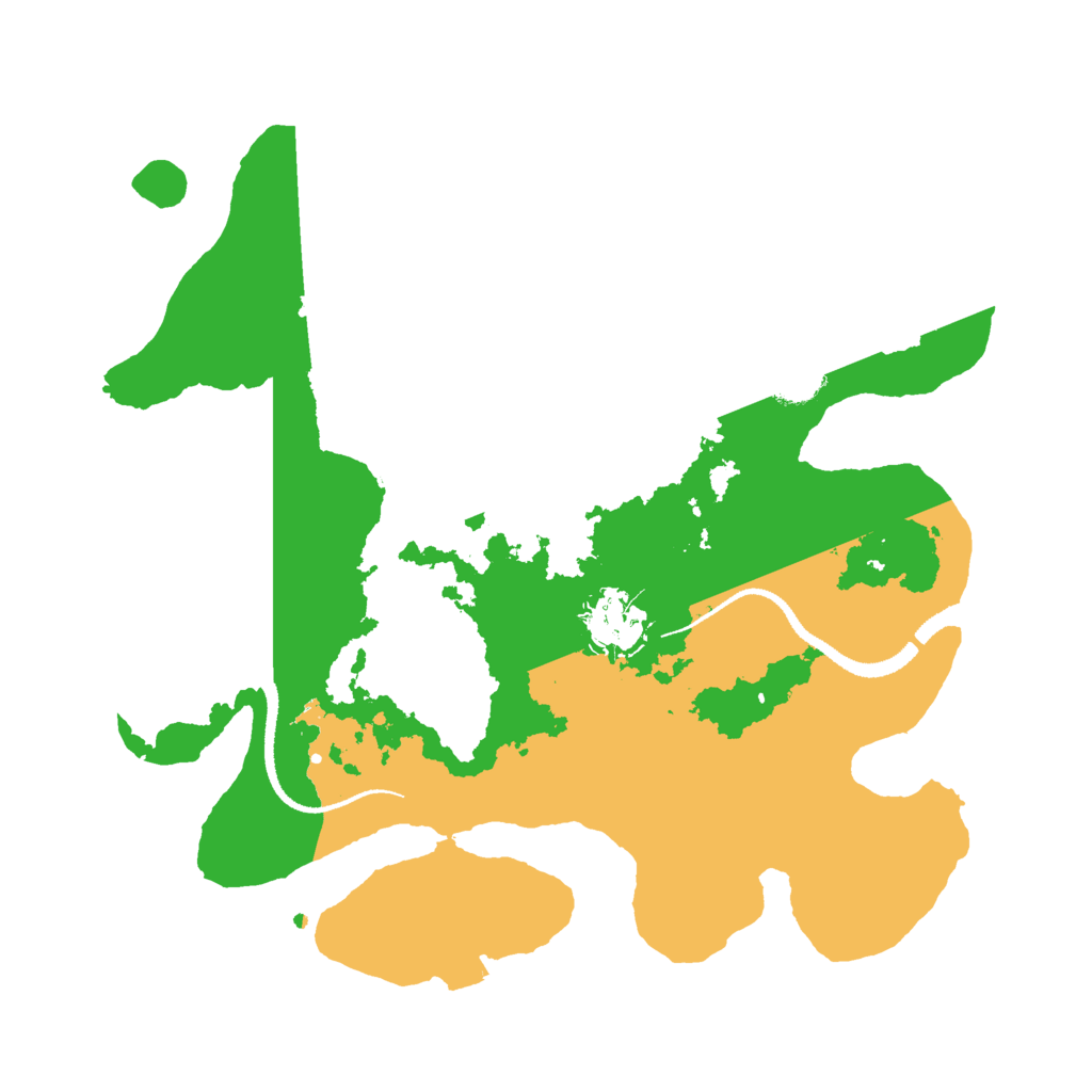 Biome Rust Map: Procedural Map, Size: 3000, Seed: 18189