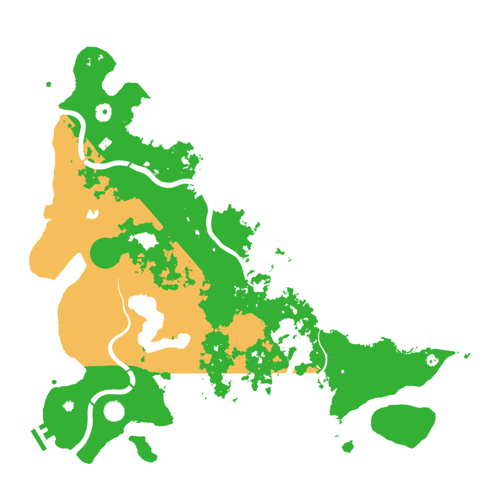 Biome Rust Map: Procedural Map, Size: 4250, Seed: 441540347