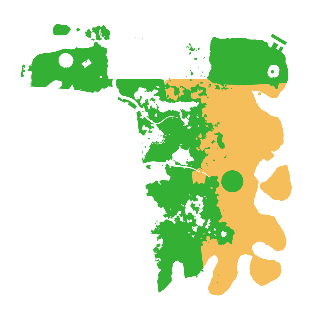 Biome Rust Map: Procedural Map, Size: 3800, Seed: 1139702360
