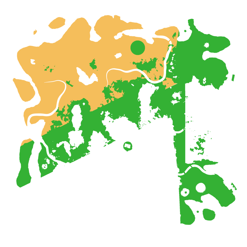 Biome Rust Map: Procedural Map, Size: 4500, Seed: 1300176000
