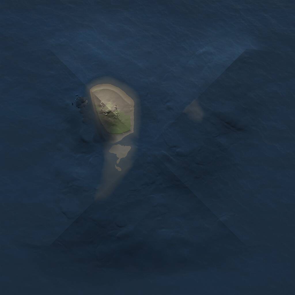 Rust Map: Procedural Map, Size: 1000, Seed: 370597497, 1 Monuments