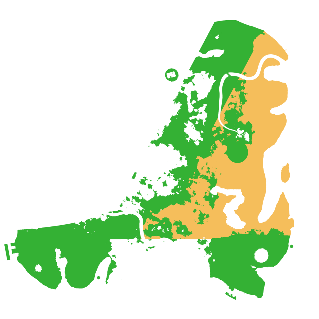 Biome Rust Map: Procedural Map, Size: 4000, Seed: 124578