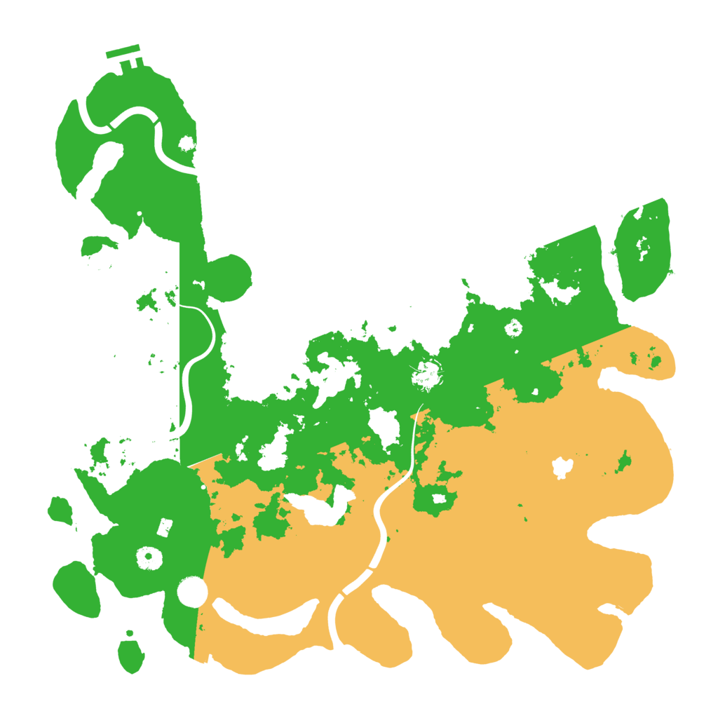 Biome Rust Map: Procedural Map, Size: 4250, Seed: 266709138