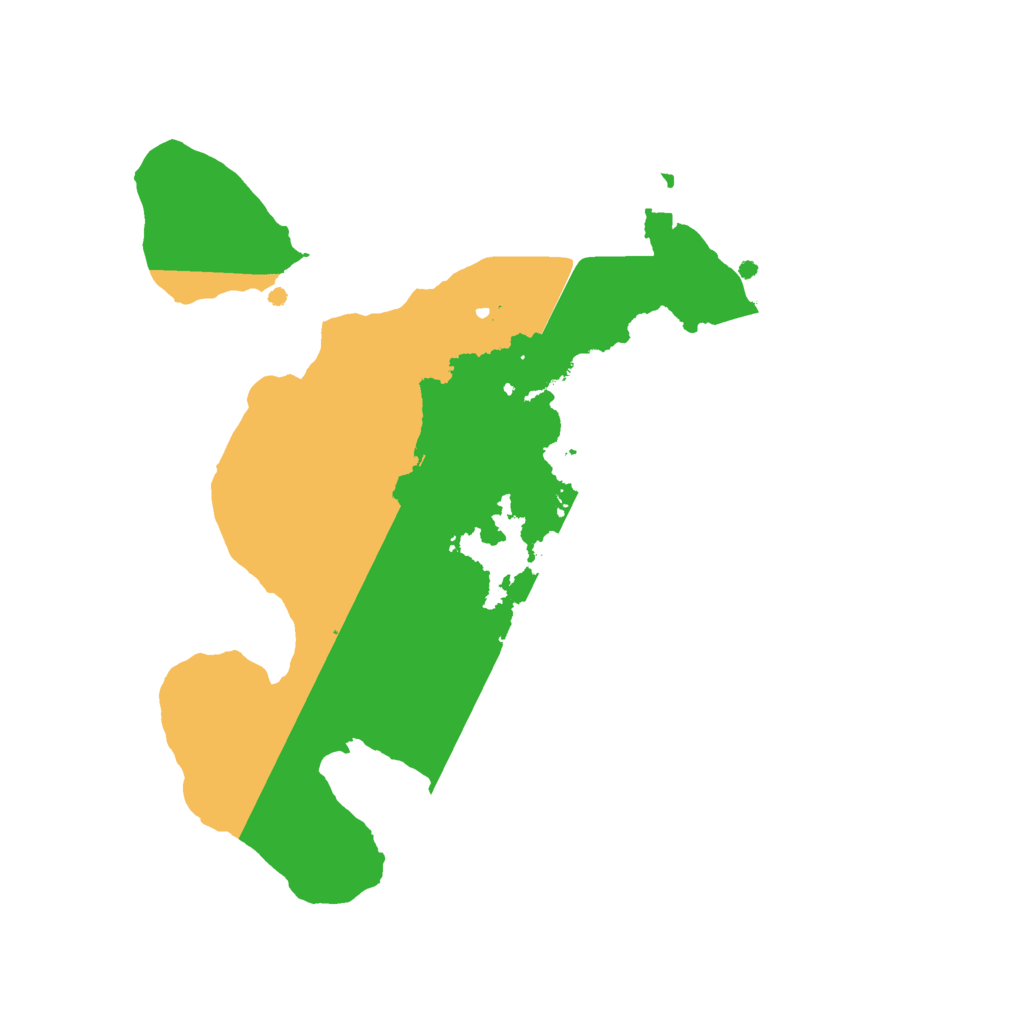 Biome Rust Map: Procedural Map, Size: 2201, Seed: 50003