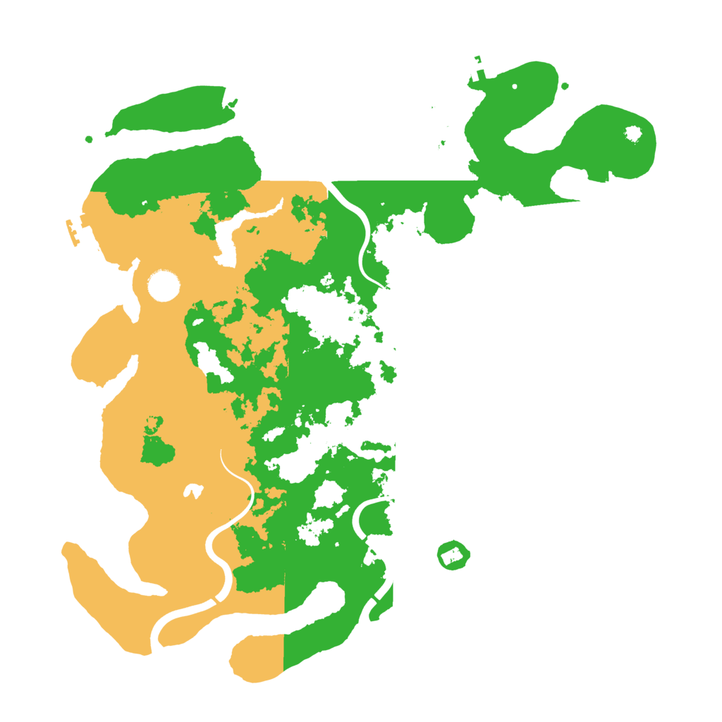 Biome Rust Map: Procedural Map, Size: 4000, Seed: 203720358