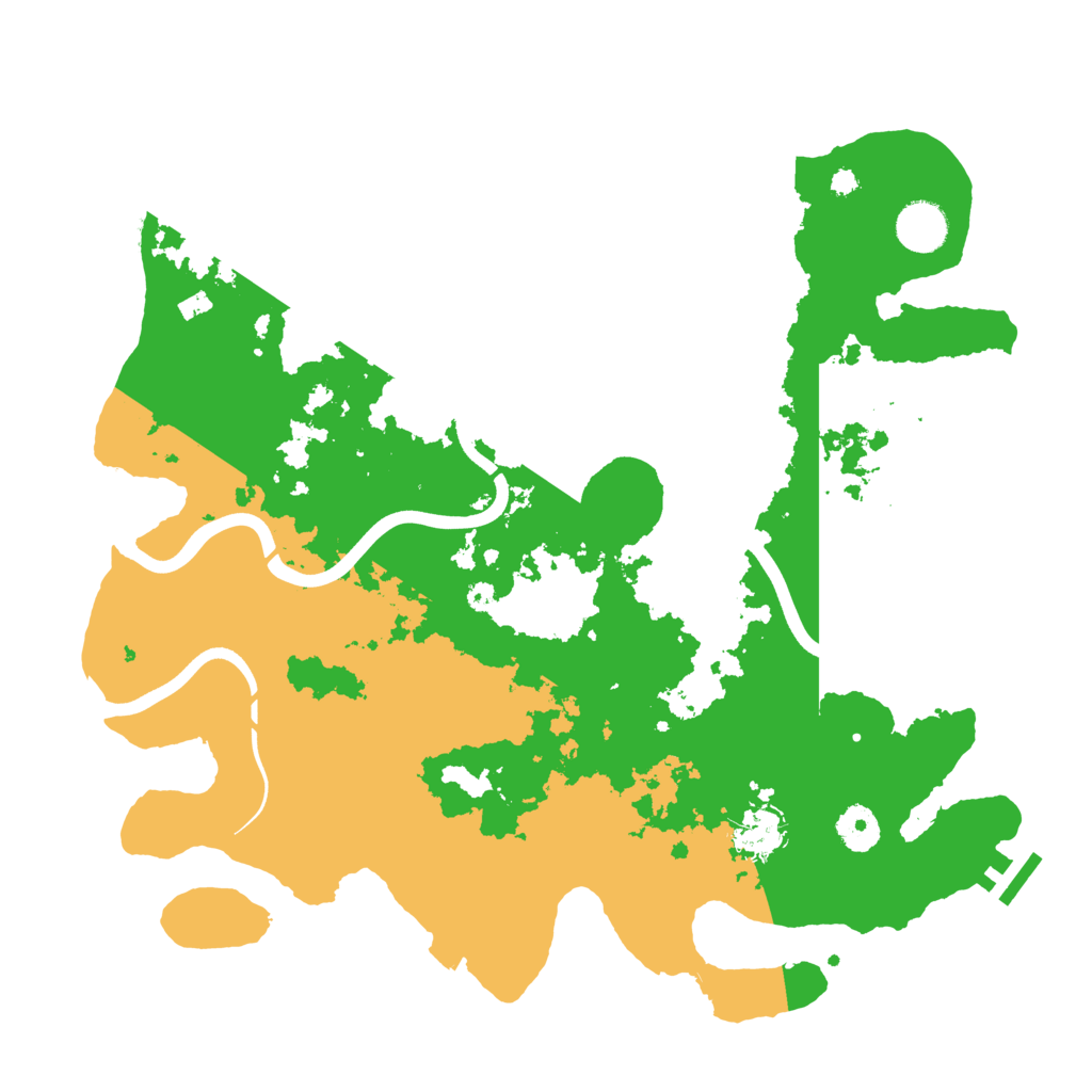 Biome Rust Map: Procedural Map, Size: 3750, Seed: 39719662