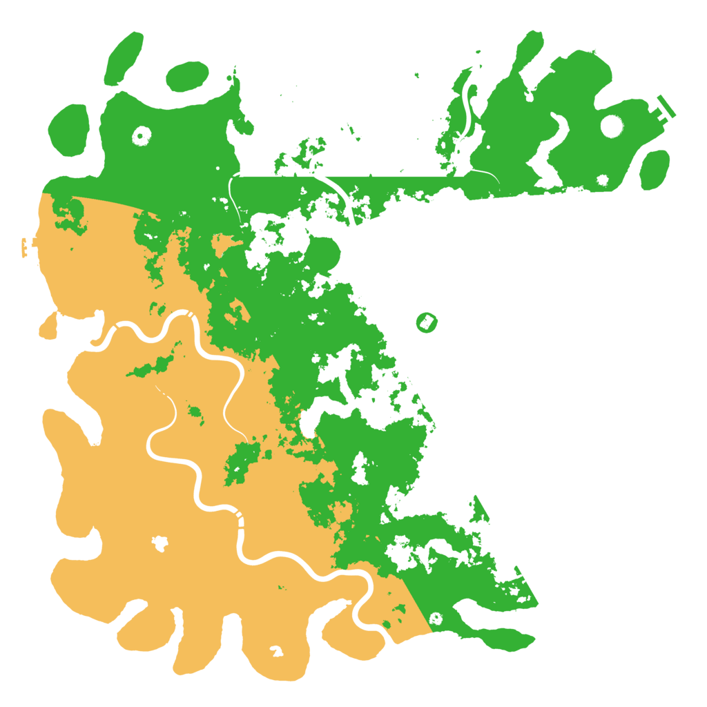 Biome Rust Map: Procedural Map, Size: 5500, Seed: 420