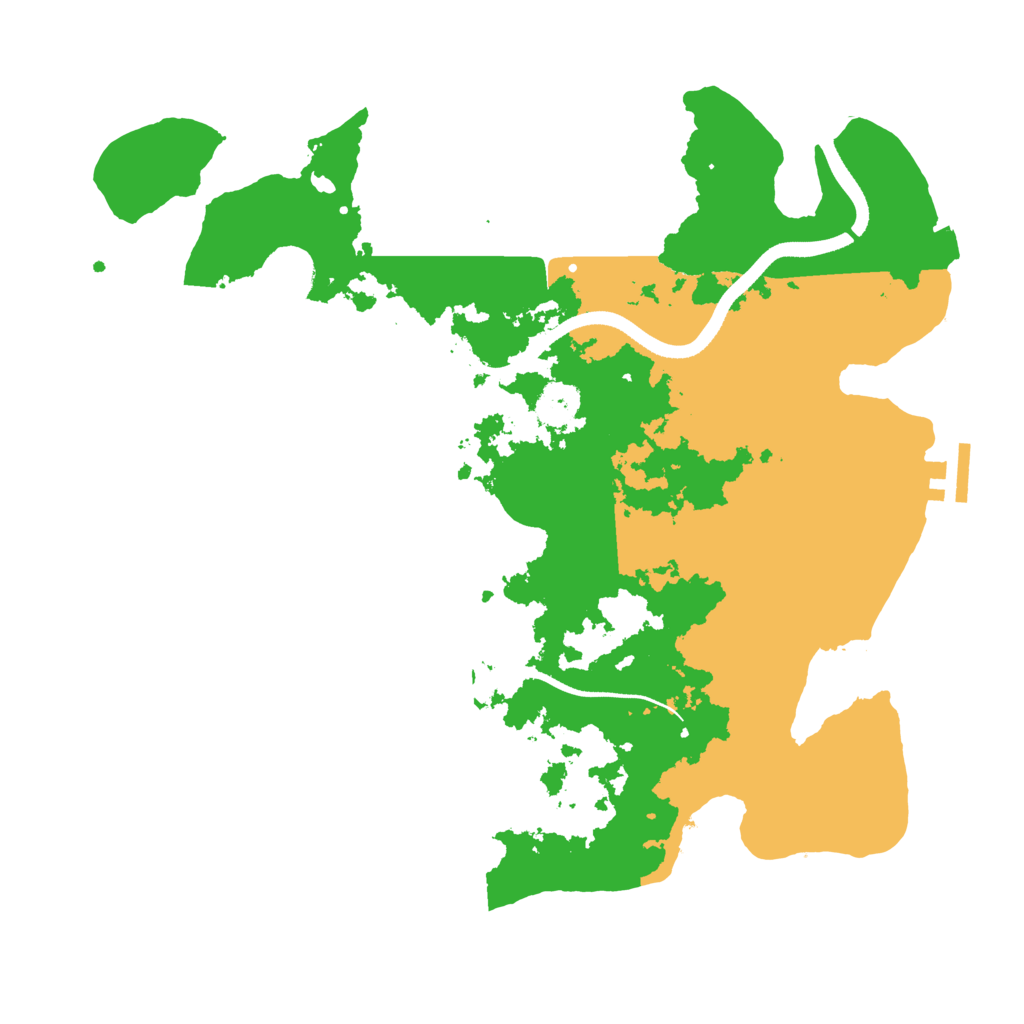 Biome Rust Map: Procedural Map, Size: 3500, Seed: 41000
