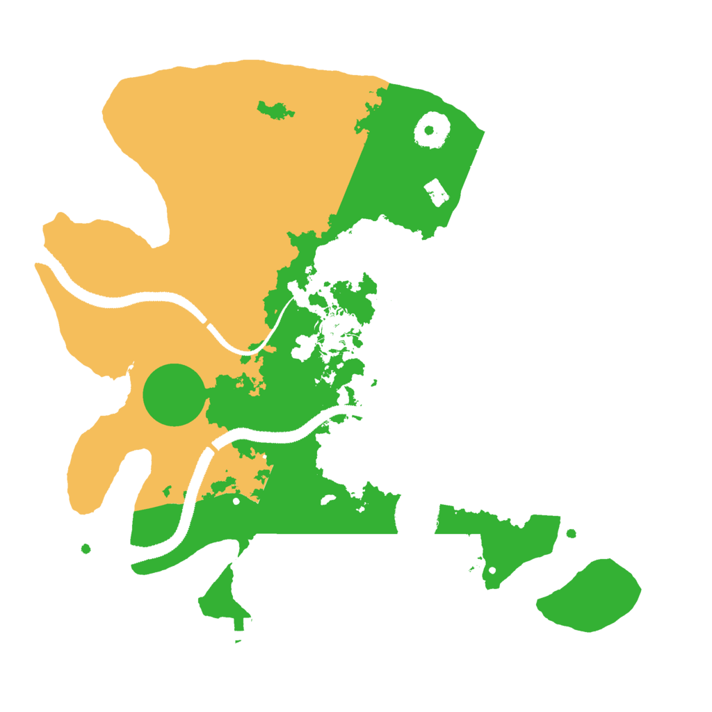 Biome Rust Map: Procedural Map, Size: 3000, Seed: 431293988