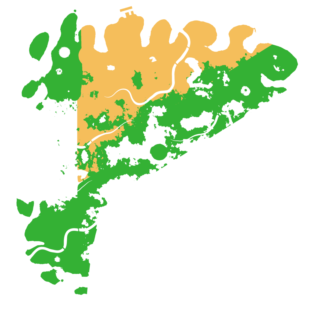 Biome Rust Map: Procedural Map, Size: 5000, Seed: 483130858