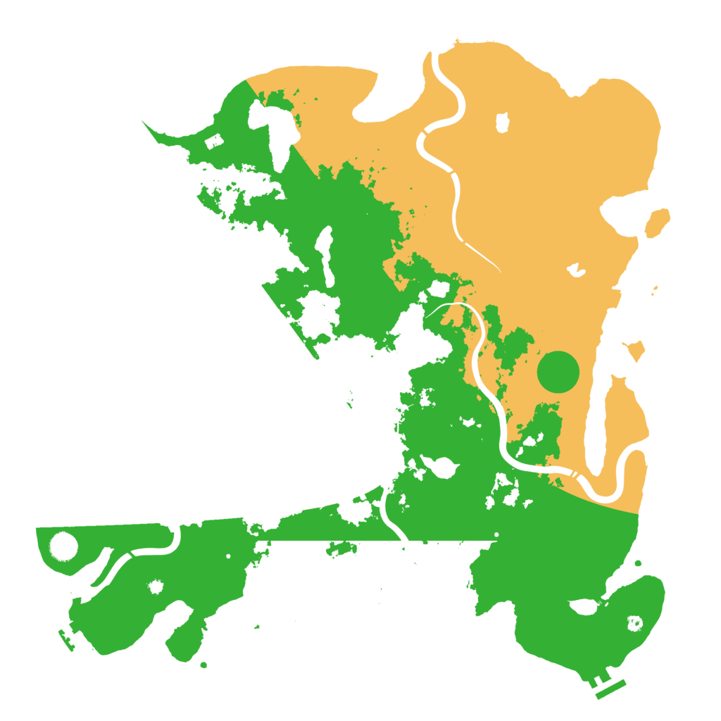 Biome Rust Map: Procedural Map, Size: 4500, Seed: 115270061