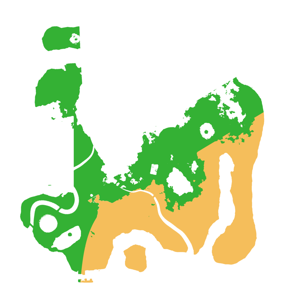 Biome Rust Map: Procedural Map, Size: 3000, Seed: 47354