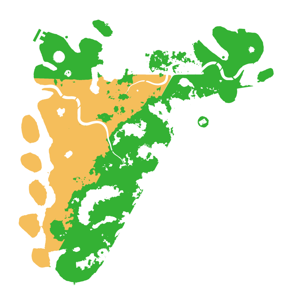 Biome Rust Map: Procedural Map, Size: 4500, Seed: 1823147429
