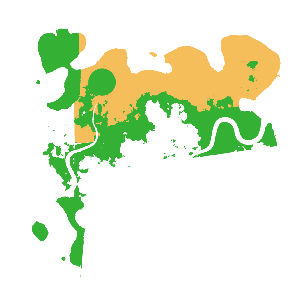 Biome Rust Map: Procedural Map, Size: 2899, Seed: 50000