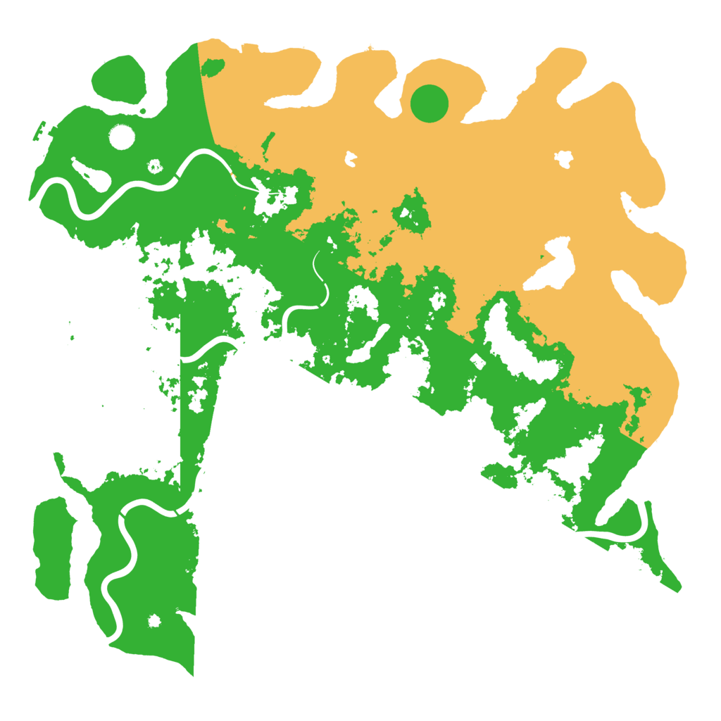 Biome Rust Map: Procedural Map, Size: 5000, Seed: 4206913