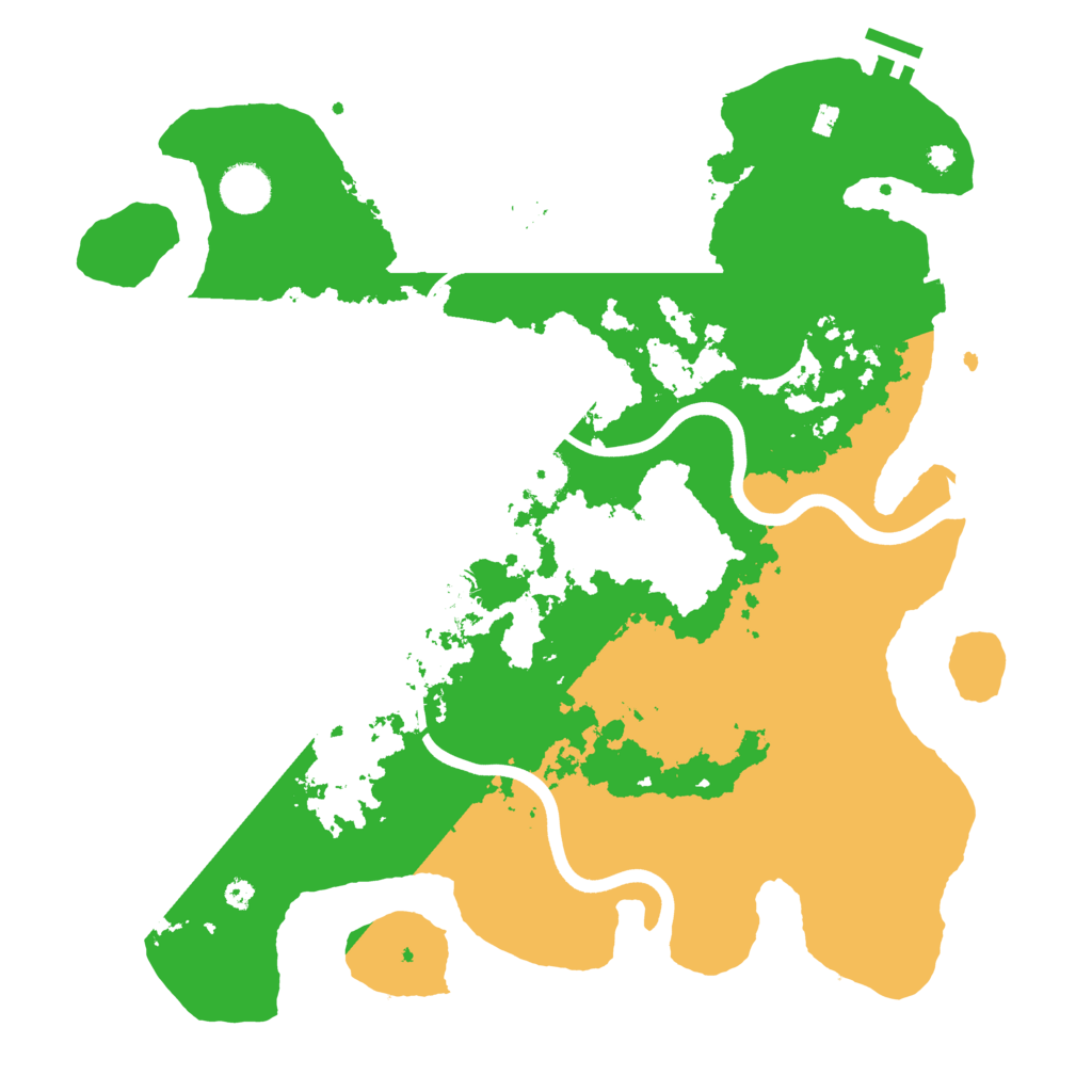 Biome Rust Map: Procedural Map, Size: 3800, Seed: 123387546