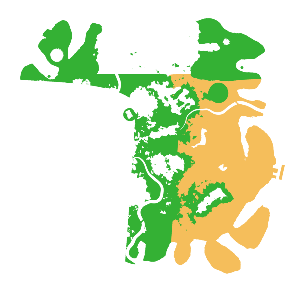 Biome Rust Map: Procedural Map, Size: 4000, Seed: 36541