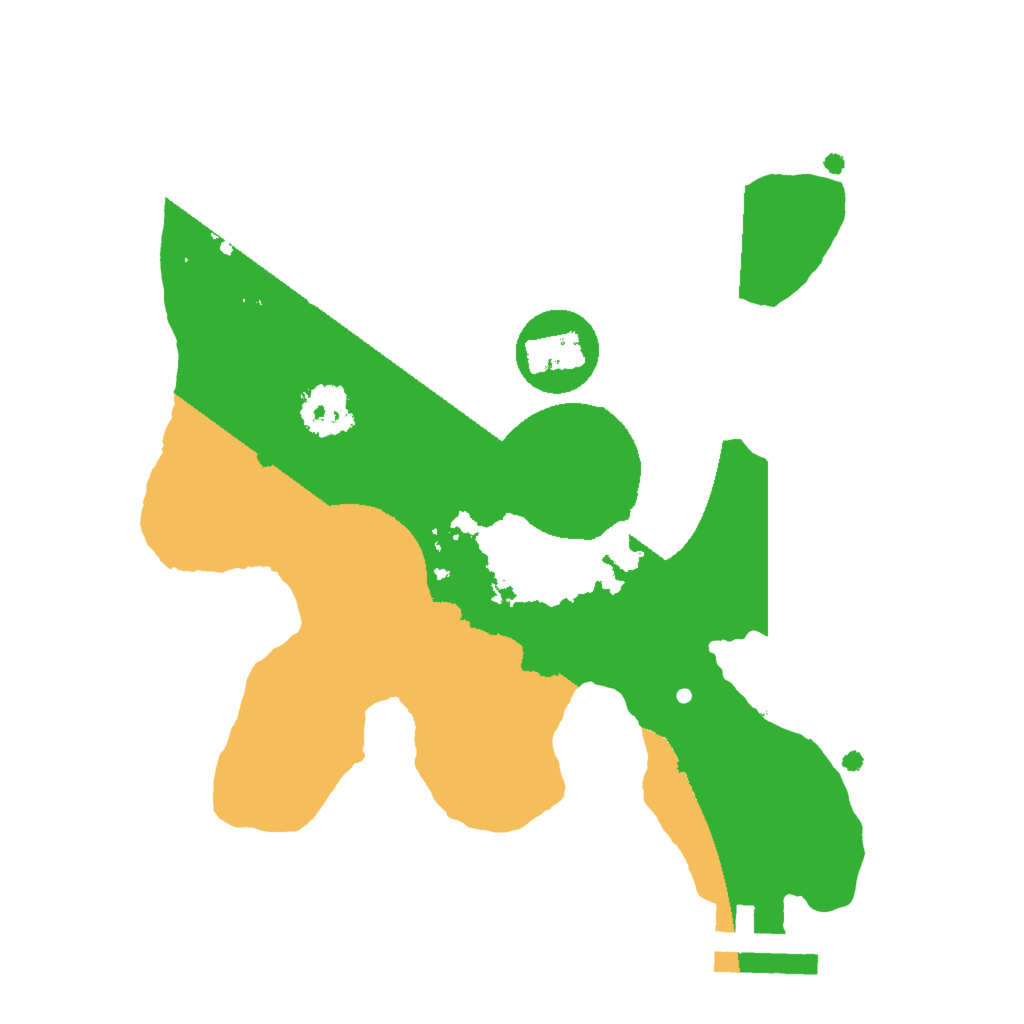 Biome Rust Map: Procedural Map, Size: 2000, Seed: 55442