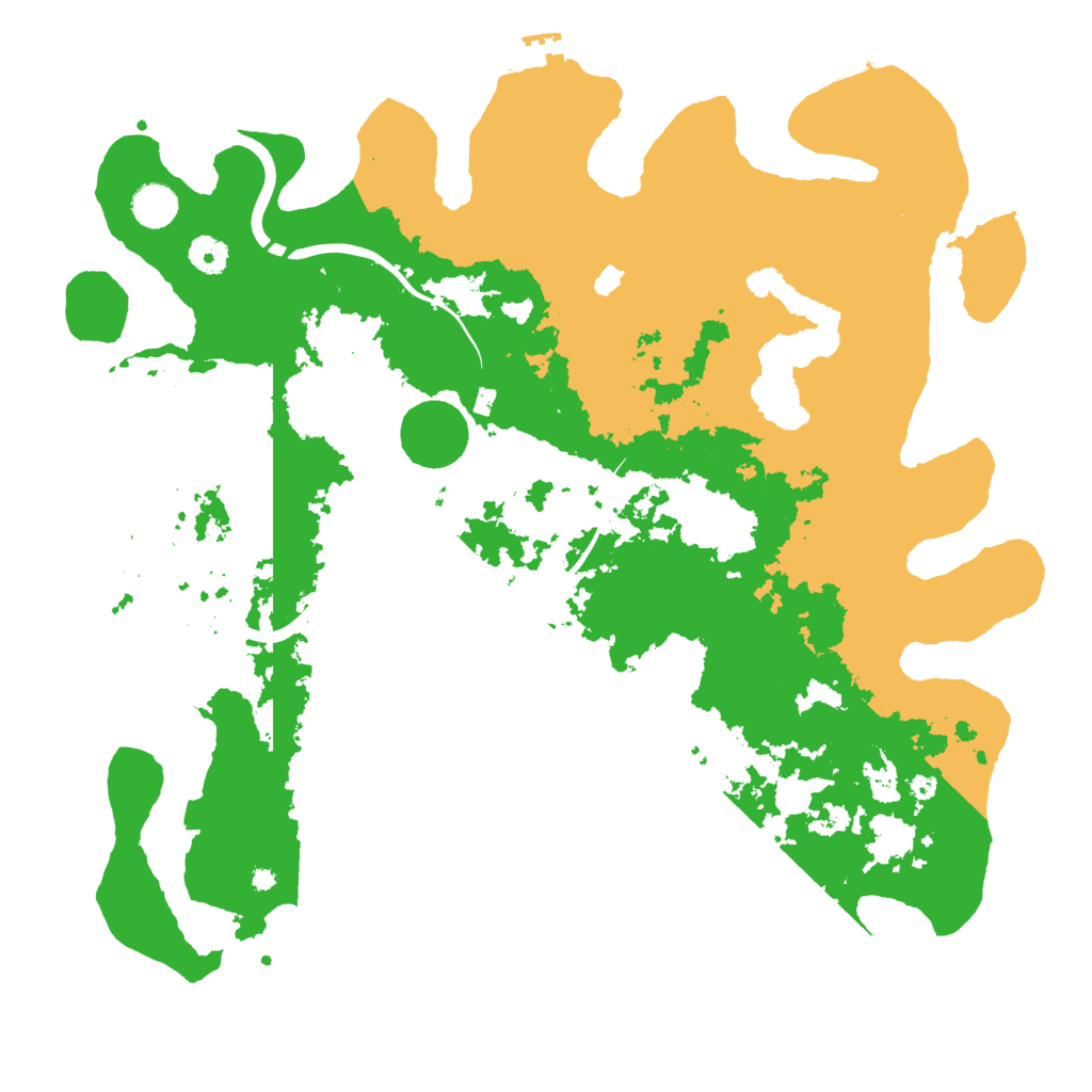 Biome Rust Map: Procedural Map, Size: 4250, Seed: 1412364989