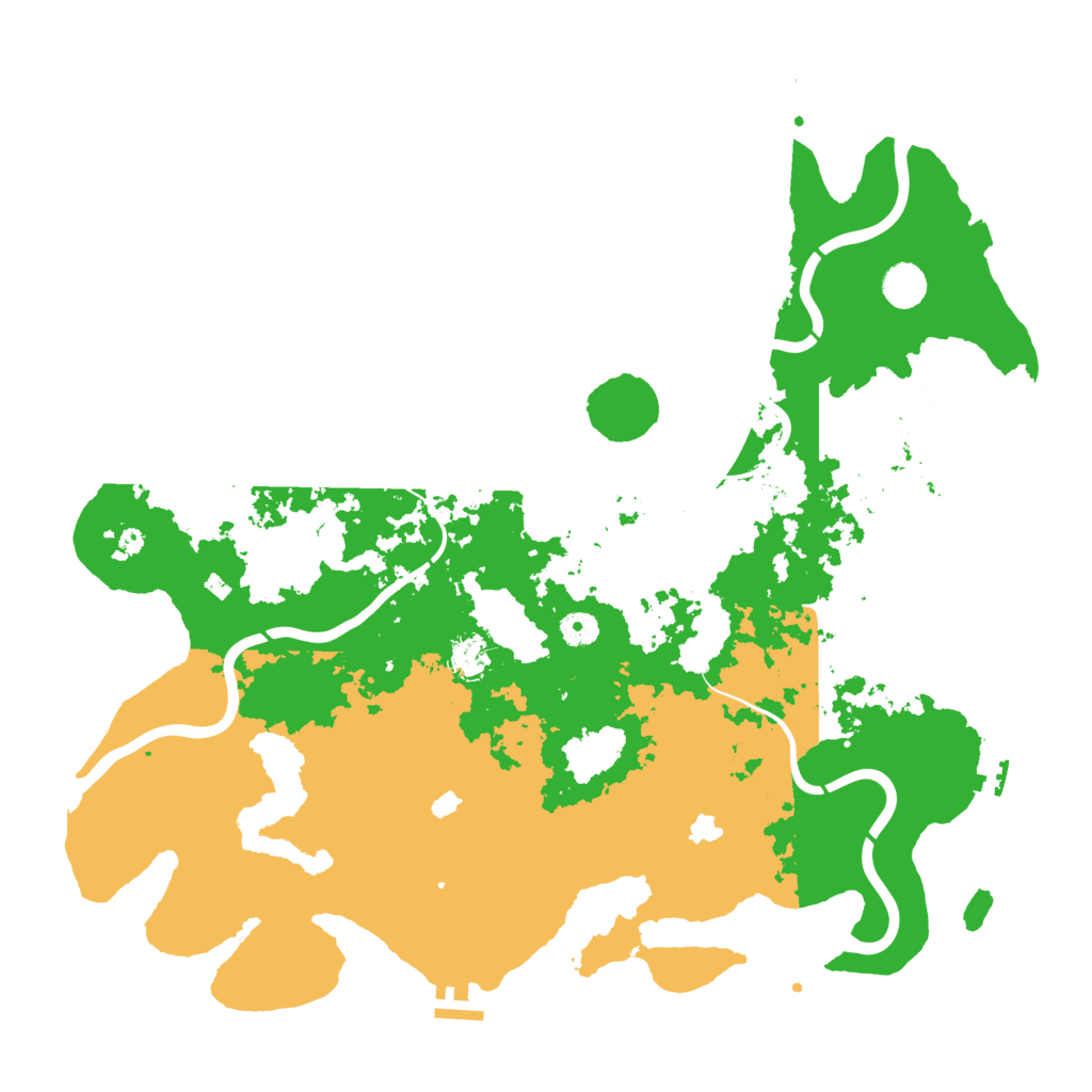 Biome Rust Map: Procedural Map, Size: 4500, Seed: 349375003