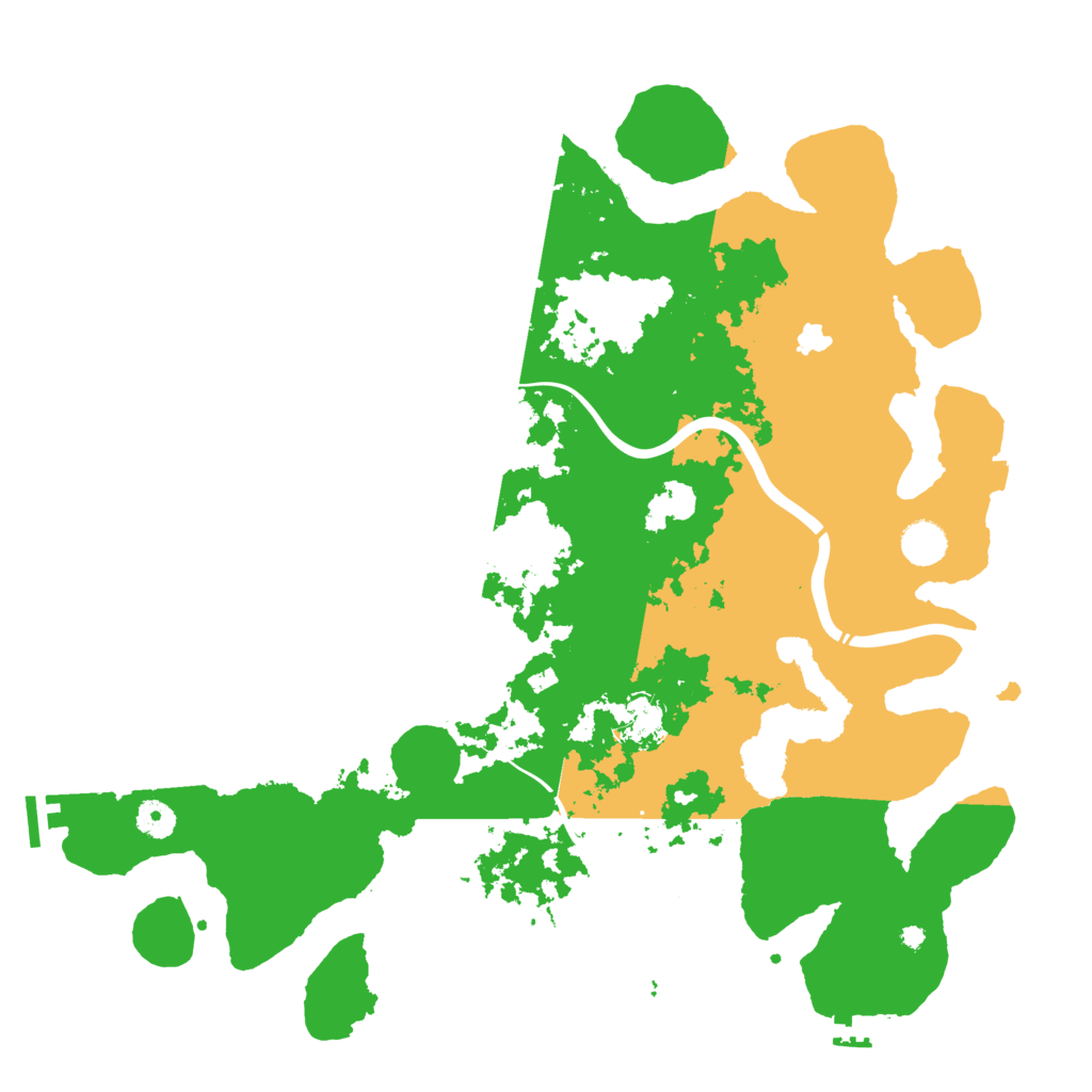 Biome Rust Map: Procedural Map, Size: 4250, Seed: 7539