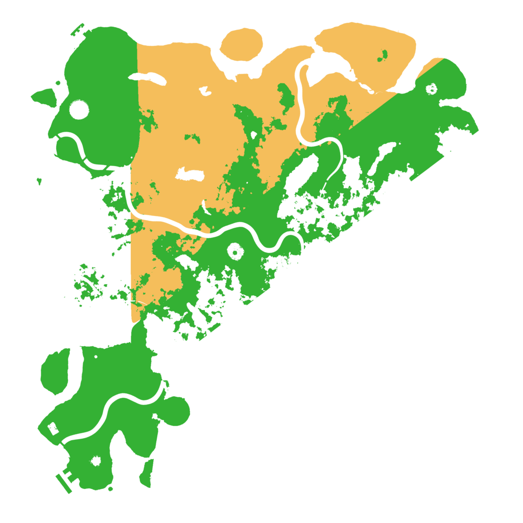 Biome Rust Map: Procedural Map, Size: 4750, Seed: 8758