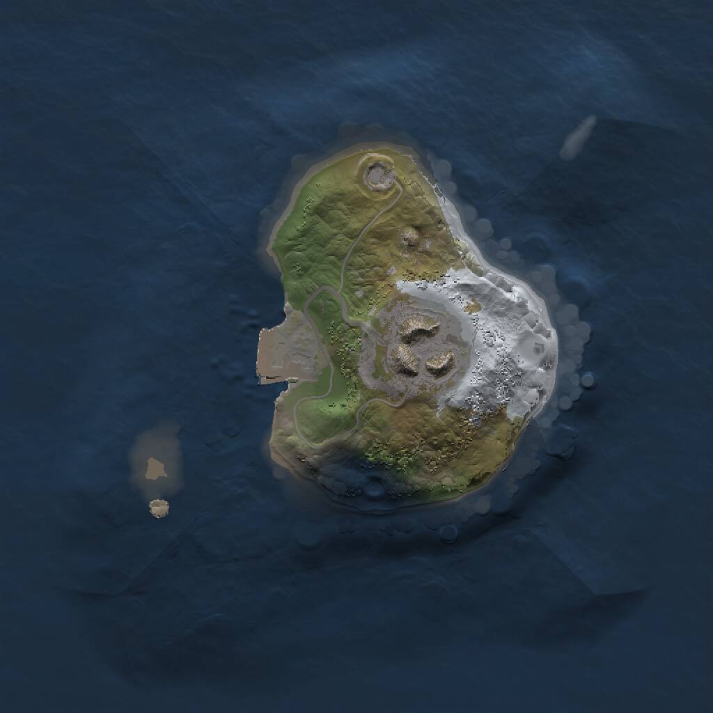 Rust Map: Procedural Map, Size: 1500, Seed: 1823713869, 2 Monuments