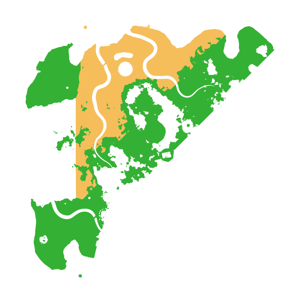 Biome Rust Map: Procedural Map, Size: 3700, Seed: 11943